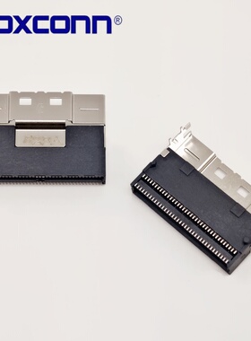 Foxconn/富士康LDL2743-14N50-7H母座8654 8i光纤尾座74PI连接器