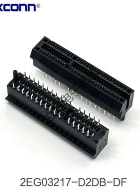 富士康原装 2EG03217-D2DB-DF PCIE显卡插槽卡槽64PIN开口DIP现货