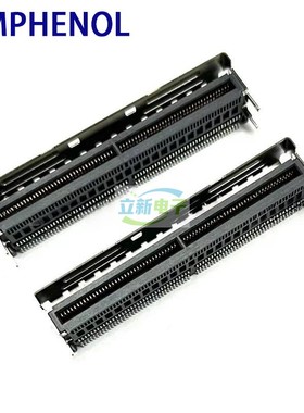 Amphenol安费诺 G97R26332HR MCIO 148Pin R/A Mini Cool Edge