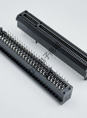 原装正品 PCIE显卡插槽卡槽 98PIN X8插槽 黑色不开口 现货可直拍