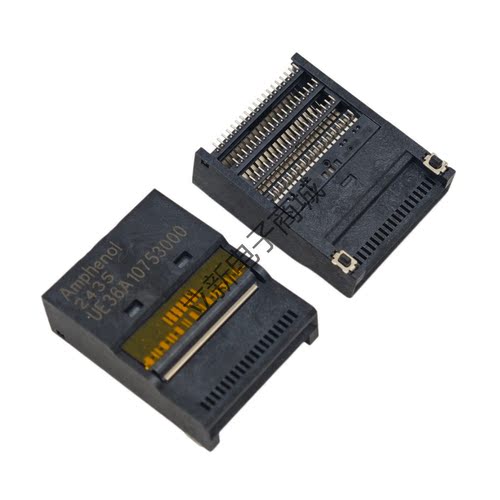 安费诺原装 UE36-A1075-3000T QSFP -DD-76PIN_56Gbps