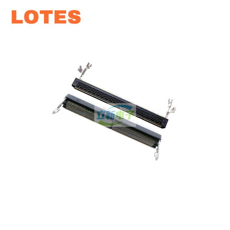 LOTES 原厂连接器SODDR5服务器五代内存插槽H=8.0mm STD