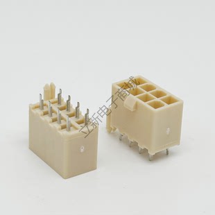 电源插座ATX 电流座8P 直插2*4P 间距4.2mm 连接器 现货供应