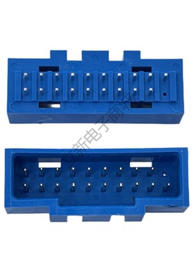 USB3.0公座19PIN公头2.0mm间距3.0蓝色接口20P 19针公头连接器