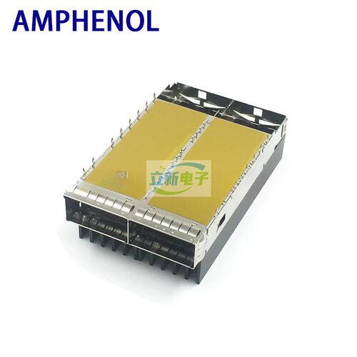 Amphenol安费诺U98-C2M2-10C1 CFP4 CAGE 1x2 光模块屏蔽罩连接器