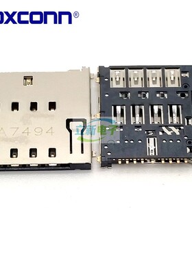 Foxconn/富士康 WL3158X-E1B01-7H microsim卡座带 连接器原装
