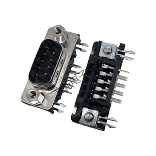 全新富士康 DZ101A7-F4U3-4F DB9 9PIN卧式公头插座 com口带螺丝