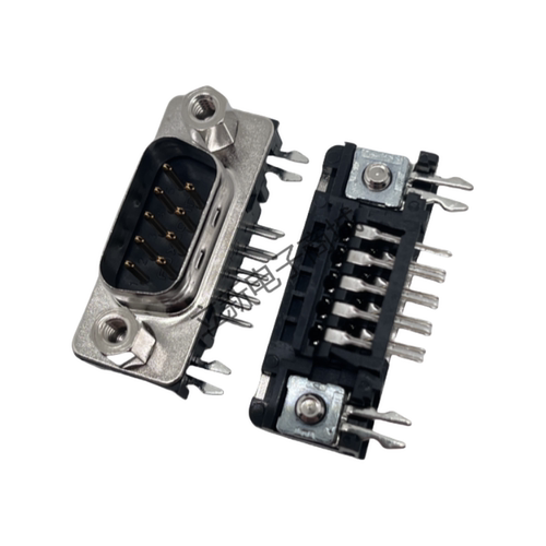 全新富士康 DZ101A7-F4U3-4F DB9 9PIN卧式公头插座 com口带螺丝