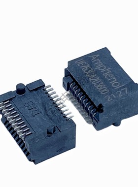 AMPHENOL UE76-3GA20-3600T 高速SFP 20pin 光纤连接器插座