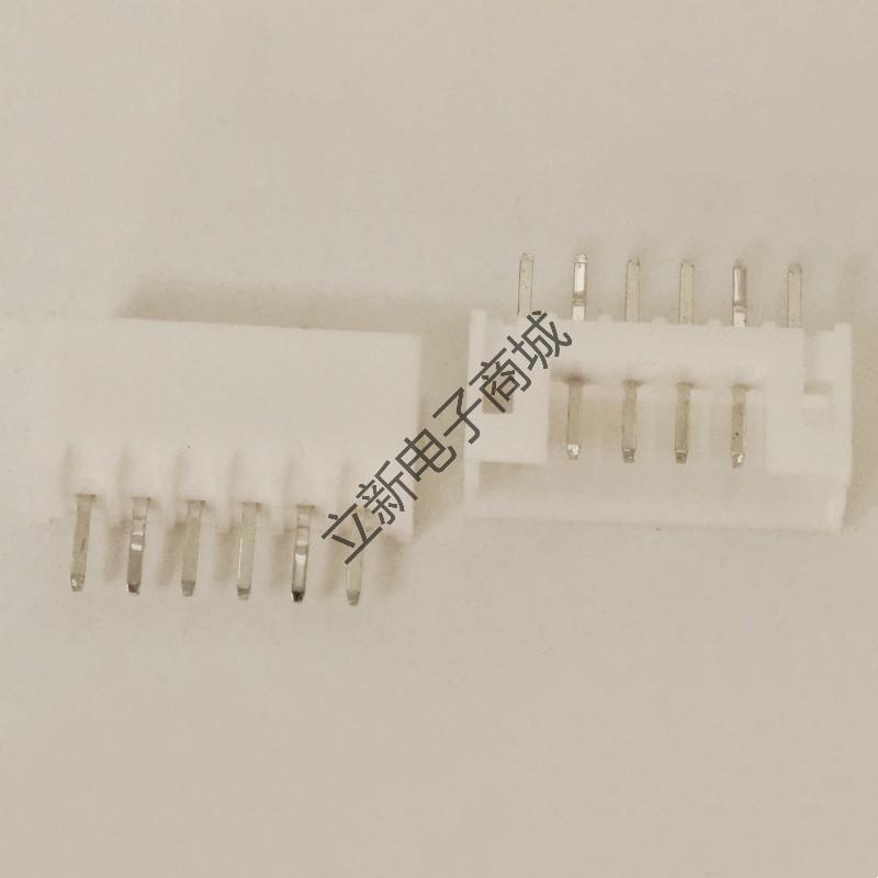 X2016WV-06K-N0SN   线对板针座 1*6pin 星坤连接器