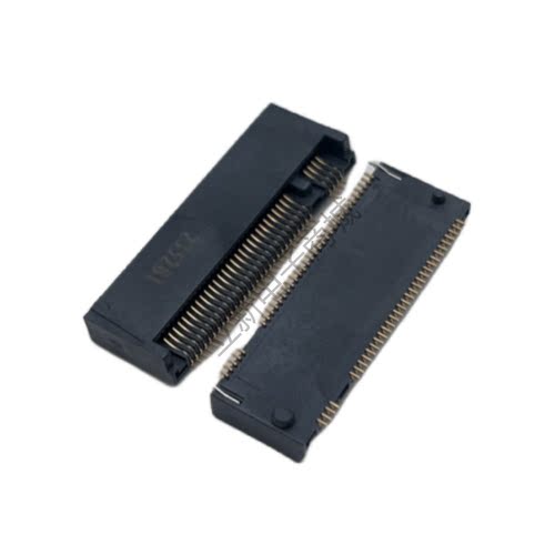 LOTES卡槽NGFF插槽 SSD固态M.2硬盘接口0.5MM 67P 3.2H M-KEY卧贴