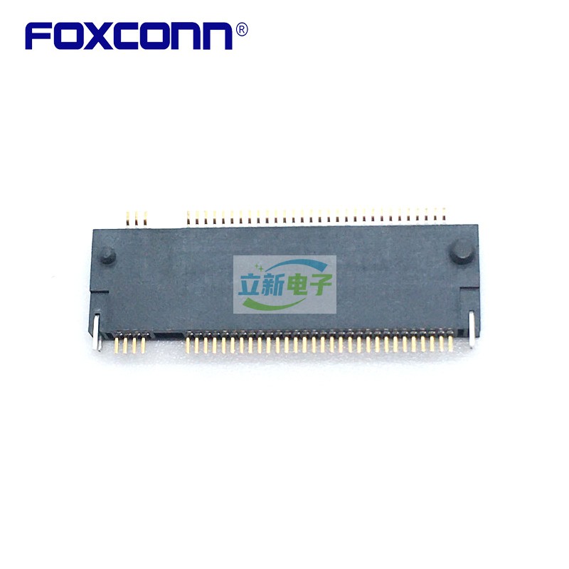 Foxconn/富士康 AS0BC21-S20BA-7H NGFF插槽A-KEY M.2插座高度2.0