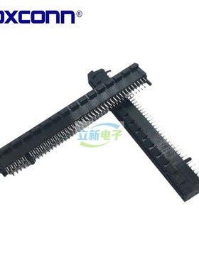 Foxconn/富士康 2EG08217-DCD0-DF PCIE 黑色 插针直插连接器现货