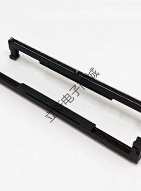 台式机DDR5 贴片插槽 288pin UDIMM 单耳扣 黑体黑耳 原装现货