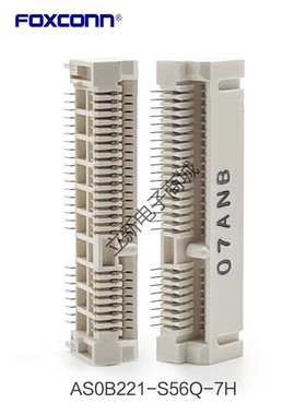 全新富士康AS0B221-S56Q-7H MINI PCIE 52P 0.8mm间距5.6H 现货