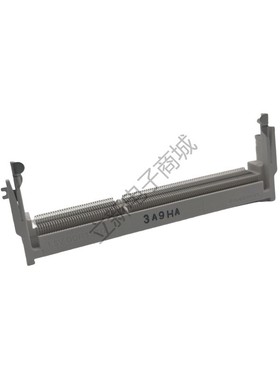 全新三代卡槽 DDR3 9.2H 204PIN 正向 SMT 笔记本内存槽STD 黑色