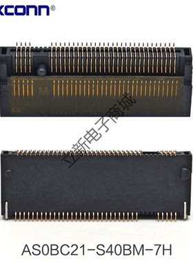 全新富士康AS0BC21-S40BB-7H NGFF插卡槽M.2插座B-KEY H=4.0高67P