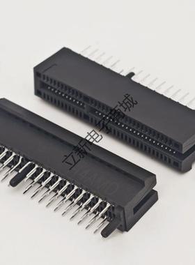 开口式PCIE 黑色 64PIN 连接器 现货