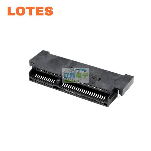 LOTES APCI0183 M.2 无线网卡接口67P H=1.8 E-KEY倒角让位沉板式