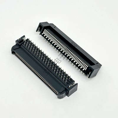 OPS-012A  SCSI连接器 OPS插座  80PIN 90度母端  槽式连接器