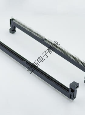 原装正品 立式DDR4 1.2v内存插槽 黑色卡扣 288PIN 现货直拍