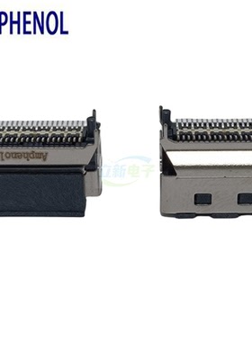 Amphenol安费诺 G42V11312HR MCIO 38P 立式连接器Mini Cool Edge
