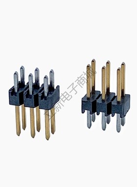 TE泰科 5-146278-3 2X3 排针 垂直6PIN 2.54MM 连接器