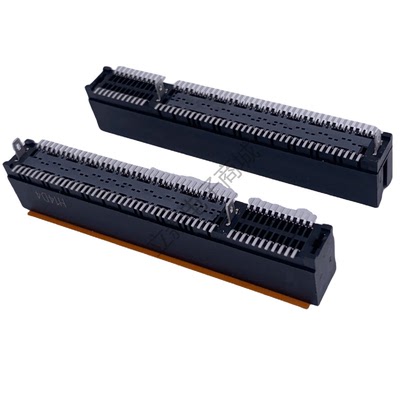 全新原装 PCIE5.0 98PIN SMT 显卡插槽 GEN5 X8 带定位柱卡槽