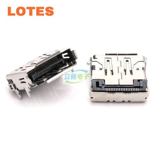 LOTES ADIS0042 连接器 DISPLAY PORT 20PIN板上标准型DP母座