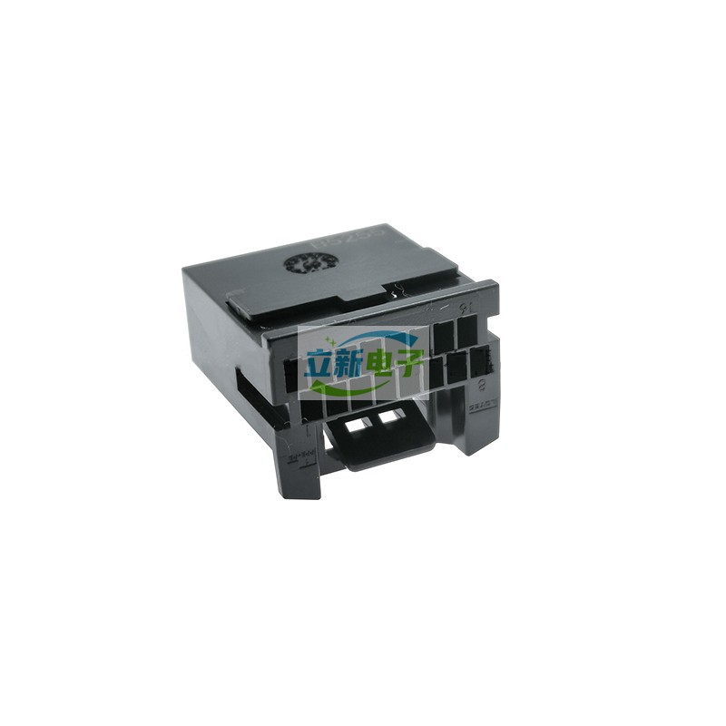 LOTES汽车储能连接器汽车BMS母座塑料16PIN成品黑色AAUS01AS0-016