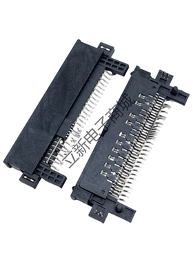 SAS SFF-8639 GEN5.0 68PIN 母座 卧式贴片U.2 PCIE/SSD硬盘接口
