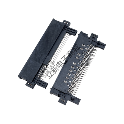SAS SFF-8639 GEN5.0 68PIN 母座 卧式贴片U.2 PCIE/SSD硬盘接口