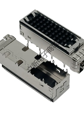 RTS39-1Z019-D0S32 万兆SFP 光笼子1X1Cage 压接式 小脚散热器