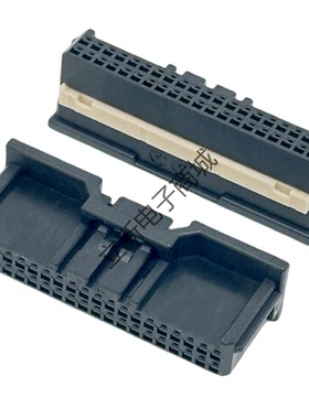 汽车连接器 线束接插件 BMS母端塑料成品 40PIN 插头A键黑色护套