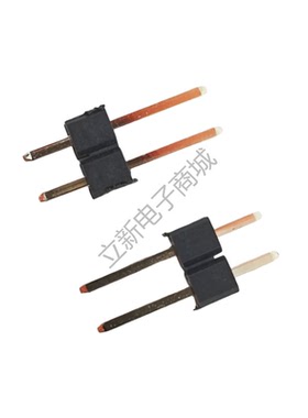 XFCN PZ254V-11-02P  排针 间距2.54mm 2Pin(1x2) 黄铜 方针 直插