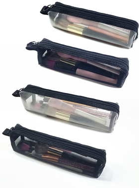 化妆刷收纳袋大容量便携口红唇釉收纳包旅行外出化妆包眉笔刷子袋