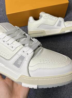 KAPIIT[顶版本]送运费险 白水泥鞋 胖丁鞋男真皮休闲板鞋男女同款