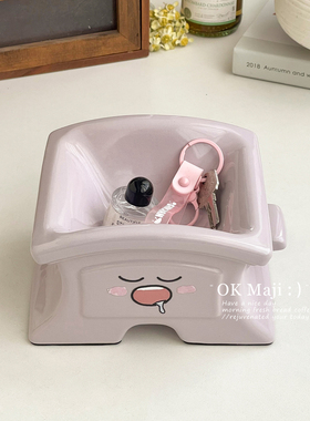 可爱创意入户门口挂钥匙收纳玄关摆件家居客厅酒柜卧室鞋柜装饰品