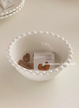 ok maji韩国ins小碗家用早餐燕麦水果甜品沙拉碗陶瓷餐具饭碗汤碗