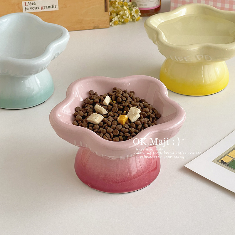 保护颈椎不湿嘴防蚂蚁宠物高脚碗