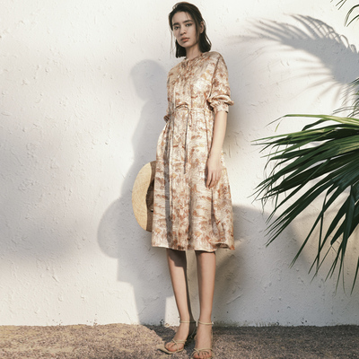 ins风A版桑蚕丝原创设计