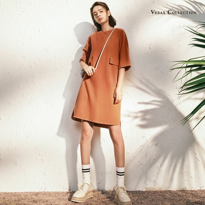 Vesas Collection唯尚女装优雅法式长袖连衣裙连衣裙VS221D128825