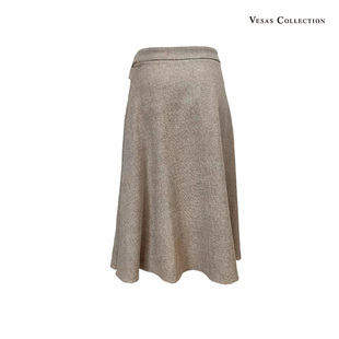 半裙 优雅复古半身裙气质通勤风中长裙 秋季 法式 伞裙 新款 唯尚女装