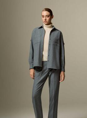 vesas collection唯尚女装衬衫 法式优雅设计感通勤VS244B1000030