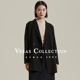 Collection J1078 经典 Vesas 黑色通勤西装 上衣