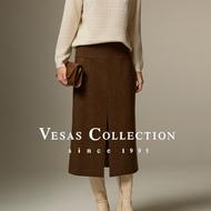 复古优雅开叉长款设计款半身裙