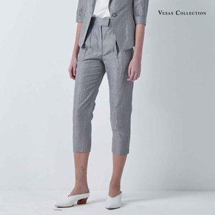 气质通勤裤 vesas 长裤 显瘦修身 子VS211T109313 collection唯尚女装