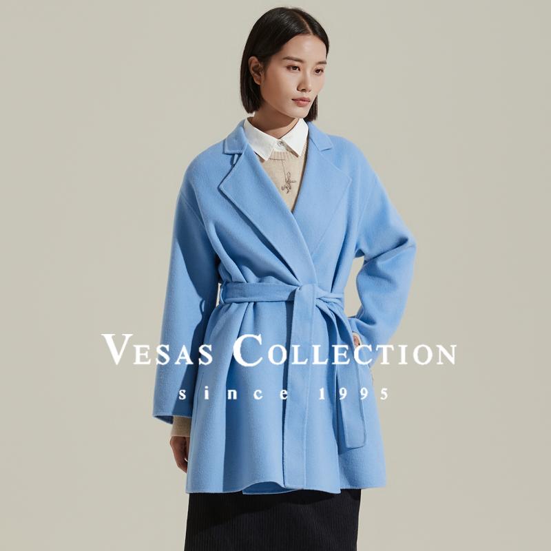 Vesas Collection C1361双面中长款大衣