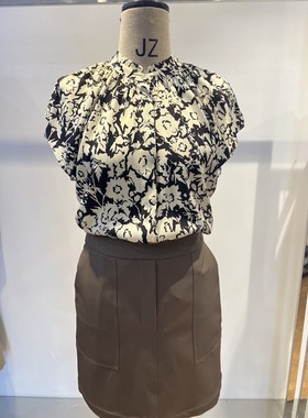 vesas collection B0985法式浪漫印花上衣