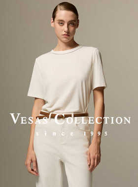 Vesas Collection K0546简约基础款百搭上衣